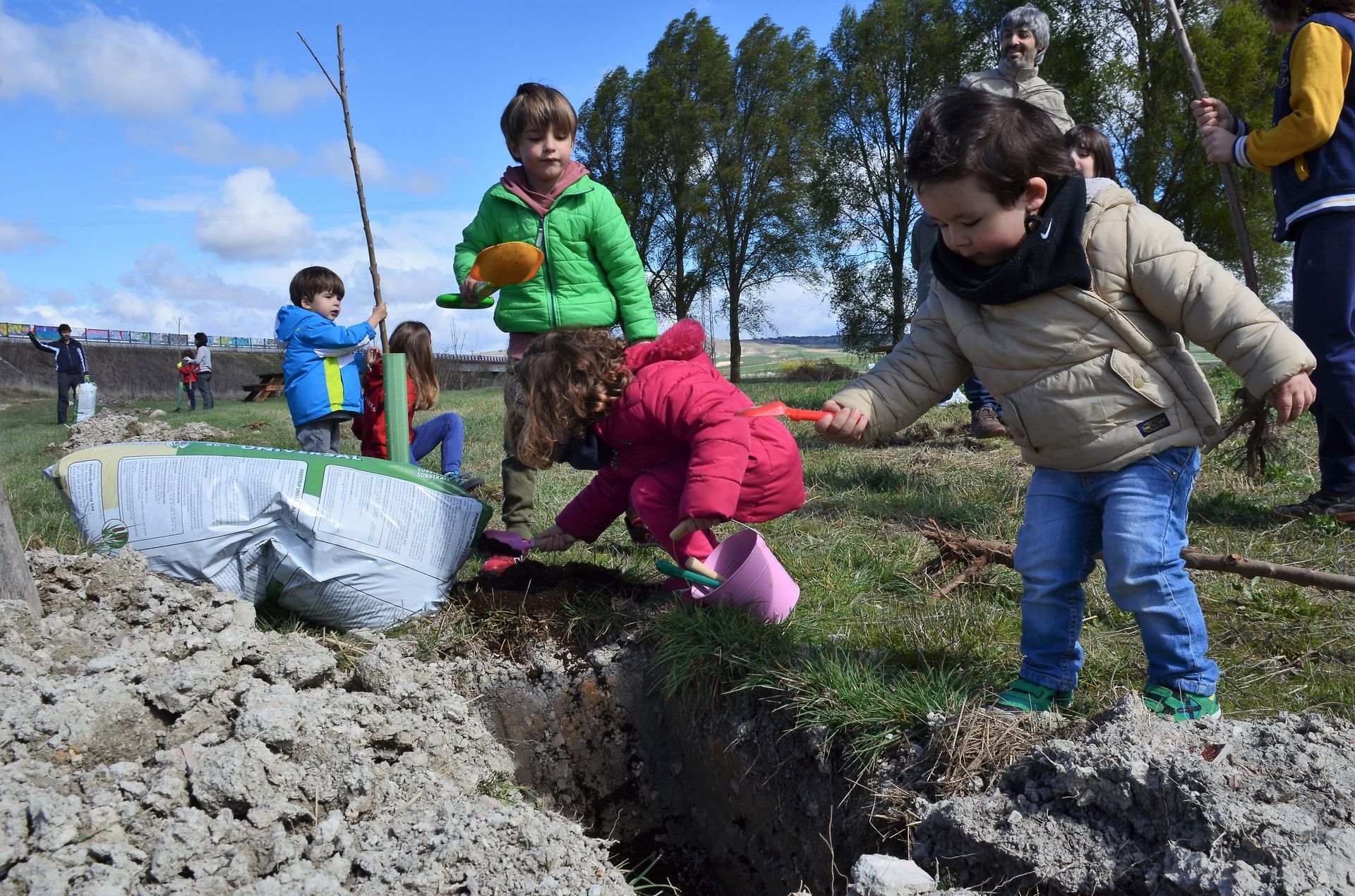 1 de Abril, día del árbol en Quintanaortuño